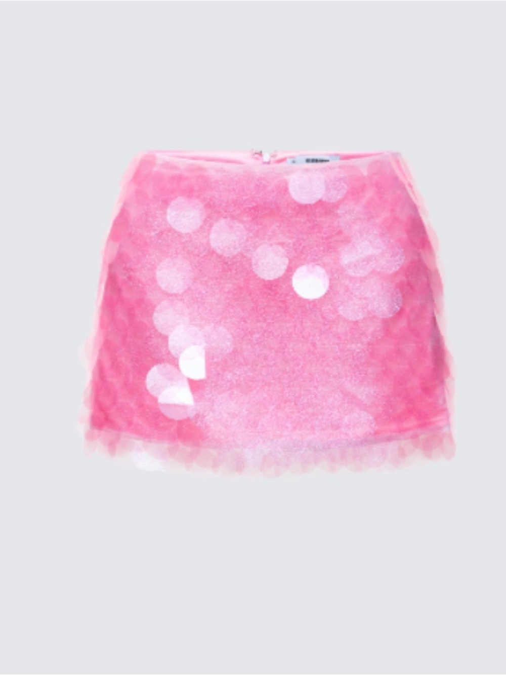 Finesse- Pearle Pink Mini Sequin Skirt